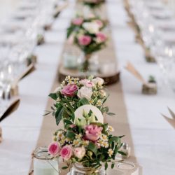 Décoration mariage centre de table