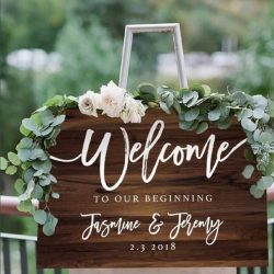 affiche bienvenue mariage décoration Liège